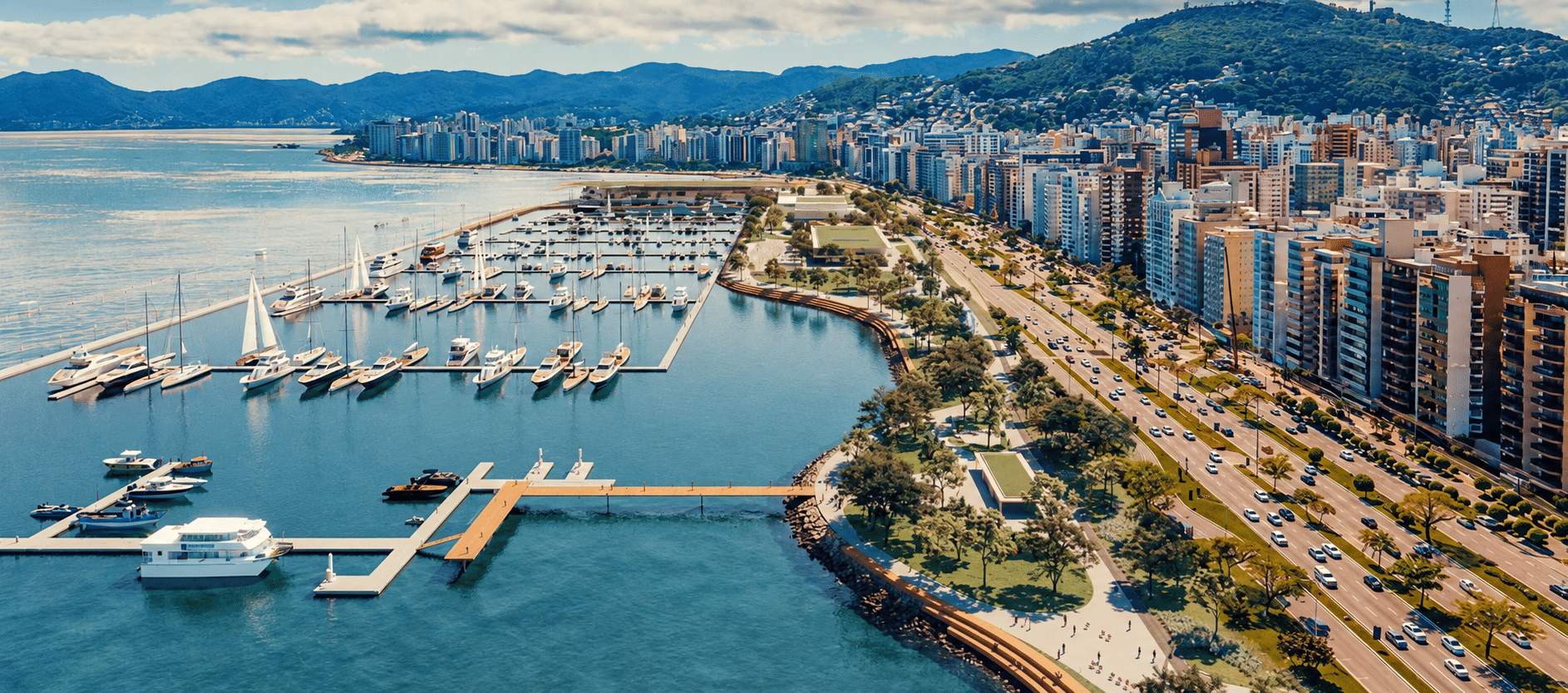Nova Marina pode redesenhar mapa dos investimentos imobiliários em Florianópolis