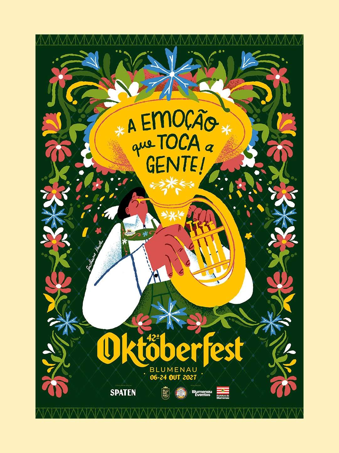 Oktoberfest Blumenau apresenta cartaz oficial de 2027 com a música como tema