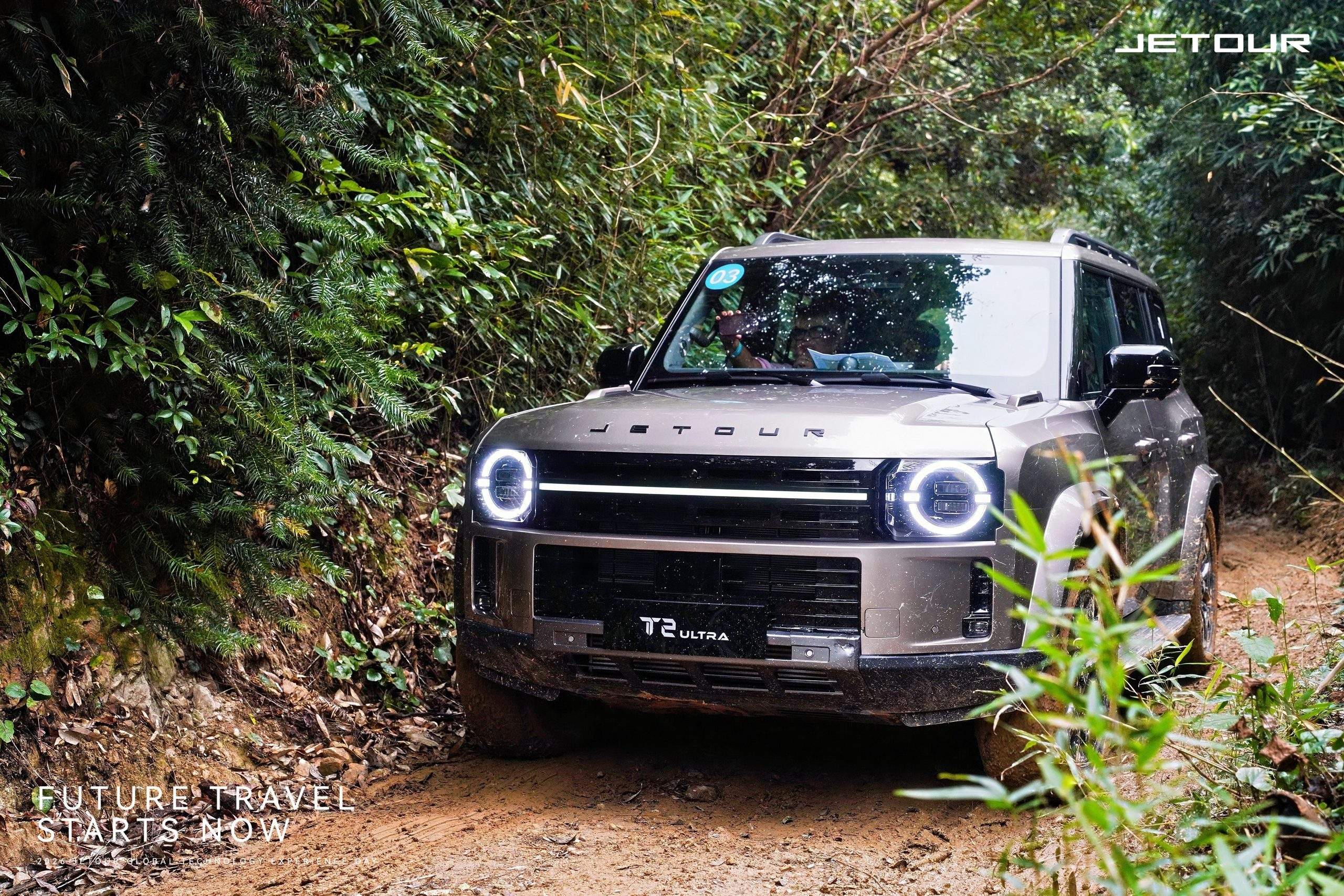 JETOUR realiza experiência imersiva em test-drive off-road